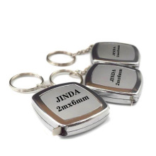 porte-clés en métal porte-clés ruban à mesurer